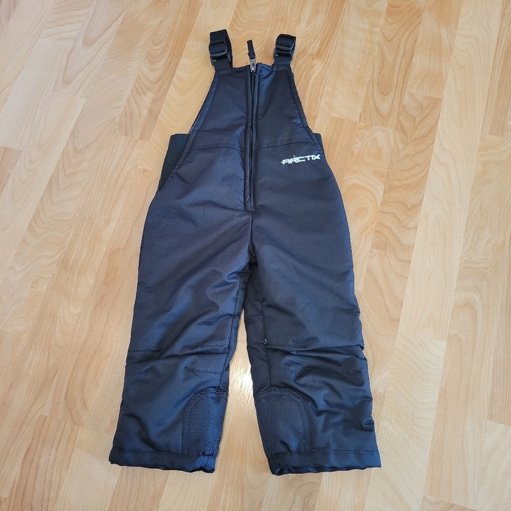 Arctix Kids Black Snow Bib Overalls Snow Pants Size 24 Months